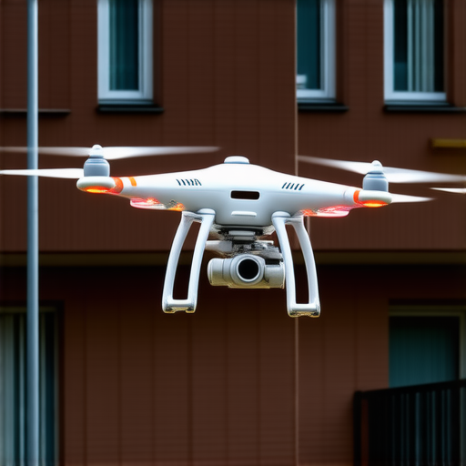 Неизвестный дрон приземлился в ЖК «Новая Охта» в Петербурге