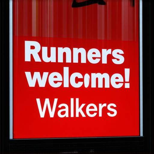 Nike извинилась за вывеску, разделившую бегунов и пешеходов