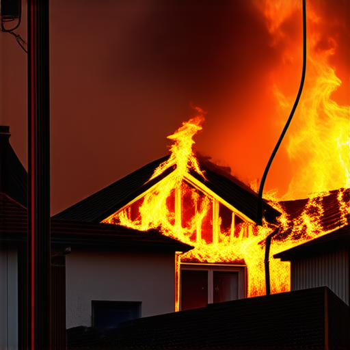 В Румынии из-за ураганного ветра погиб человек и произошли масштабные пожары