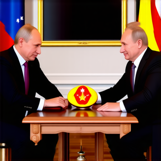 Путин провел встречу с президентом Южной Осетии Гаглоевым