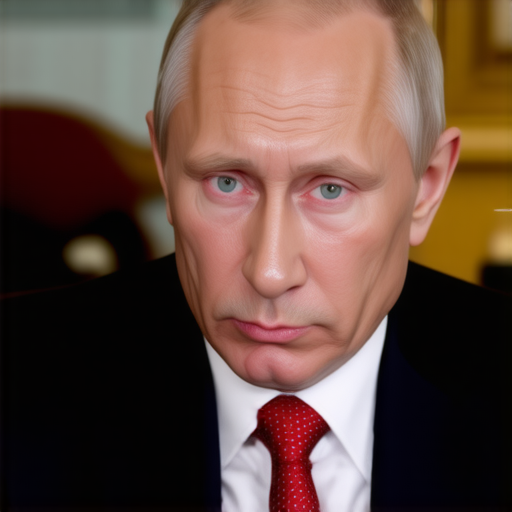 Опубликовано видео с участием Владимира Путина, где он читает текст с суфлёра