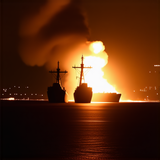 Атака на военно-морскую базу Ирана в городе Конарак