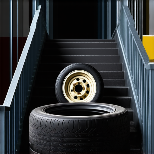 Штраф до 15 тысяч рублей грозит за хранение шин в подъездах