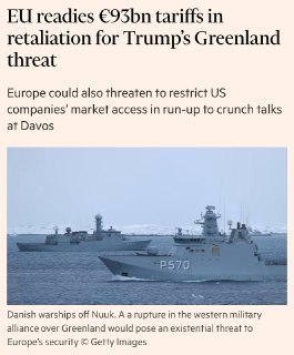 ЕС угрожает ликвидацией баз США из-за Гренландии