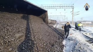 В Хабаровском крае сошли с рельсов вагоны с углем