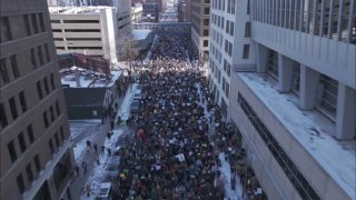 В Миннесоте протестуют против действий миграционной полиции