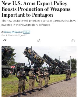 США наращивают экспорт оружия