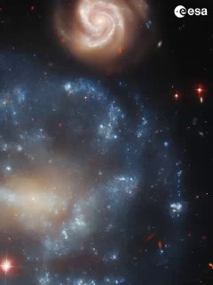 Галактики Arp 4: оптическая иллюзия