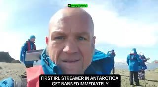 Стримеру WVagabond конфисковали оборудование при попытке трансляции из Антарктиды