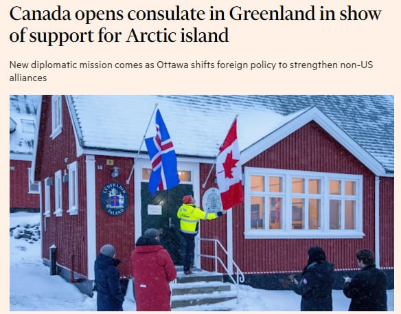 Канада и Франция открыли консульства на Гренландии