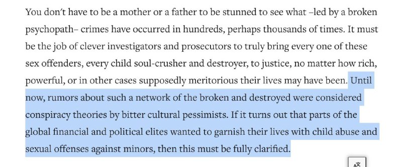 Немецкая газета заявила о контроле педофилов над правительствами Запада