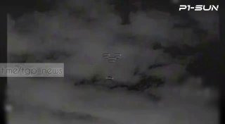 Перехват "Герани-2" украинским дроном с ракетой Р-60