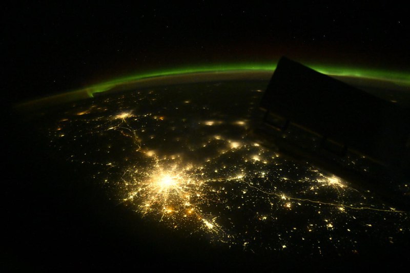 Москва из космоса: волшебный вид с высоты 400 км