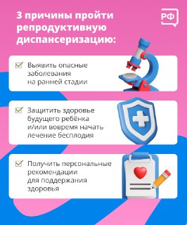 Диспансеризация для репродуктивного здоровья: что нужно знать