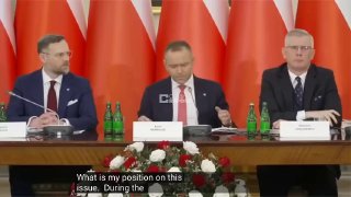 Президент Польши назвал Путина преступником