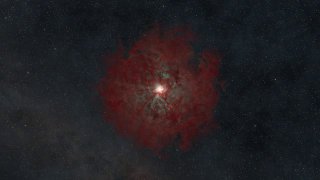 Звезда коллапсировала в черную дыру без взрыва