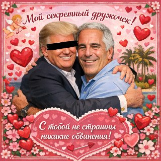 Запуск бота для создания валентинок с мемом про Эпштейна