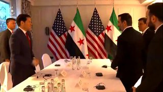 Встреча сирийского министра и курдского командира с госсекретарем США