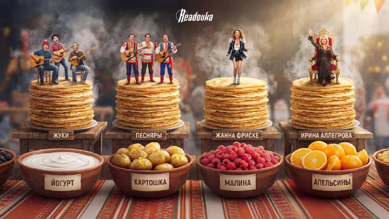 Блинные начинки российских звезд