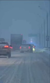 Пик снегопада в Москве и Подмосковье