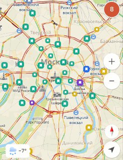 Пробки в Москве из-за метели