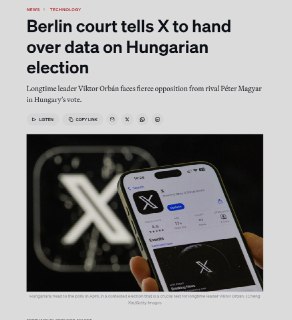 Вмешательство Германии в выборы Венгрии