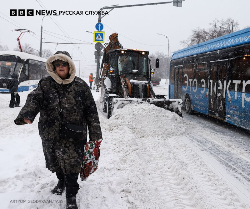 Аномальный снегопад в Москве