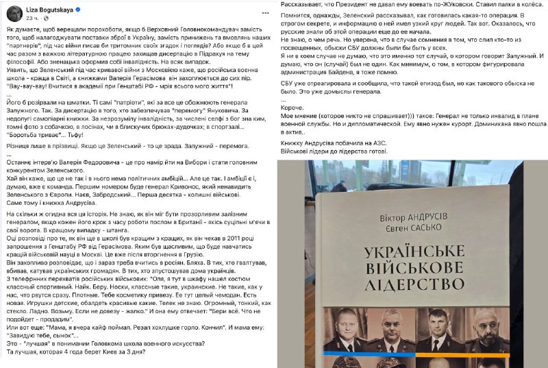 Аналитик Богуцкая: Интервью Залужного – подготовка к выборам