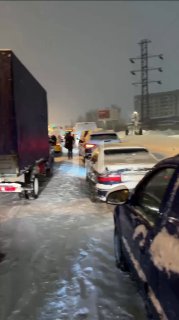 Многокилометровая пробка на Дзержинском шоссе