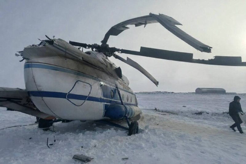 Авария вертолёта на Ямале