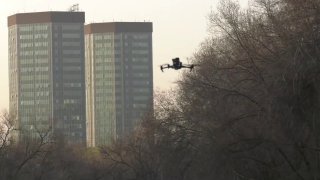 В Алматы патрулируют полицейские дроны