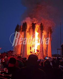 В Калужской области сожгли арт-объект «Темный лес»