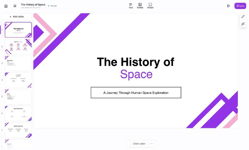 Genppt: ИИ-редактор для быстрых презентаций