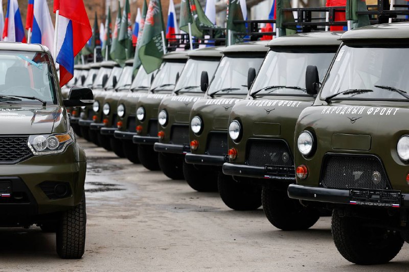 Передача техники воинским подразделениям