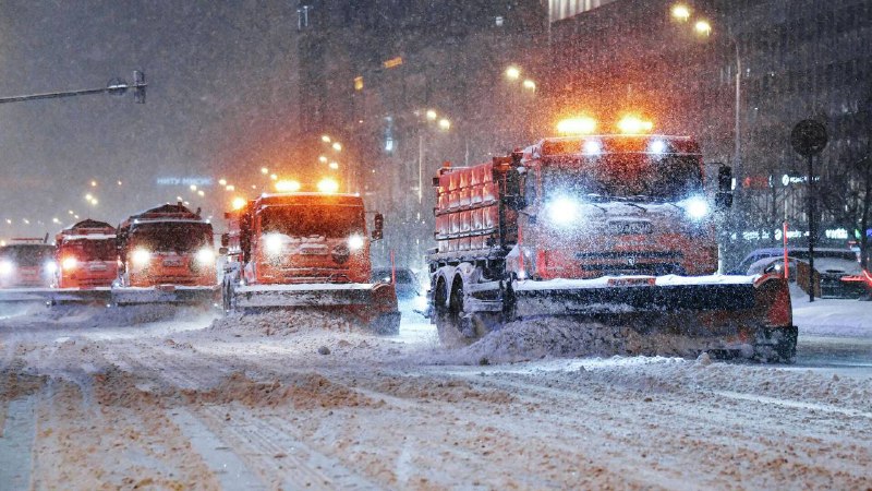 Снегопад в Москве