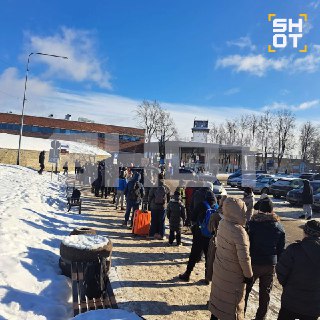 Очереди на границе Эстонии с Россией