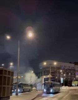 Взрыв автомобиля полиции на Савеловском вокзале