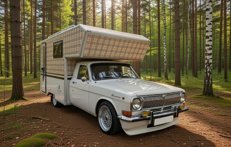 Необычный автодом на базе ГАЗа выставлен на продажу в Московской области