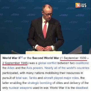 Канцлер Мерц проговорился о Второй мировой войне