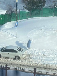 Москвичка напомнила о весне