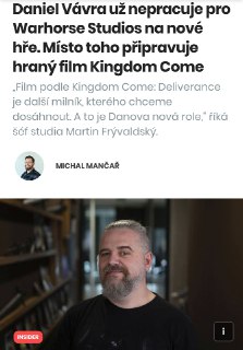 Сценарий фильма по Kingdom Come: Deliverance напишет автор игры