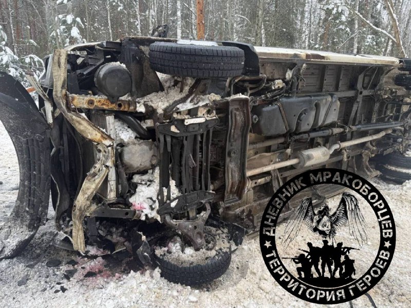 Подбита маршрутка с мирными жителями в Брянской области