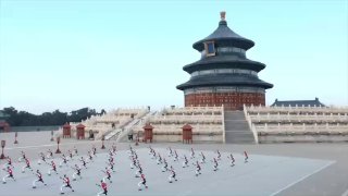 Роботы-гуманоиды показали синхронное кунг-фу в Пекине