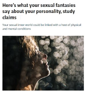 Невротики и сексуальные фантазии: связь, обнаруженная в исследовании