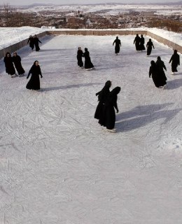 Монахини на коньках в Квебеке, 1967 год