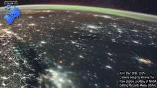 Удары по Киеву засняли с МКС