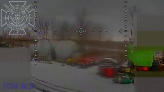 Уничтожение склада ГСМ и пикапа ВСУ в Харьковской области