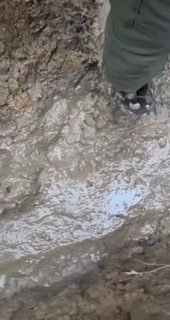 Тяжелые погодные условия на передовой