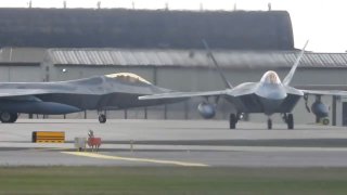 Американские истребители F-22A переброшены на Ближний Восток