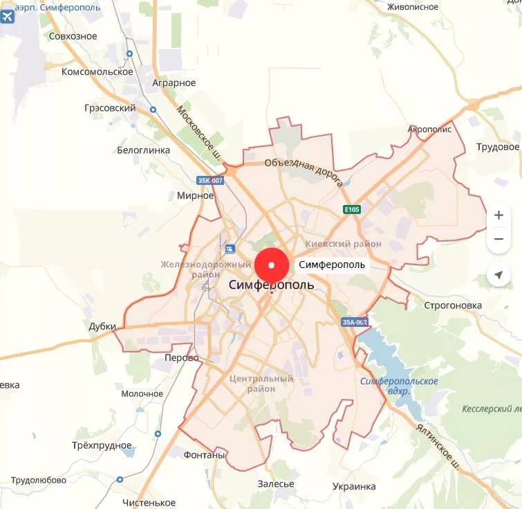 Атака БПЛА на Симферополь